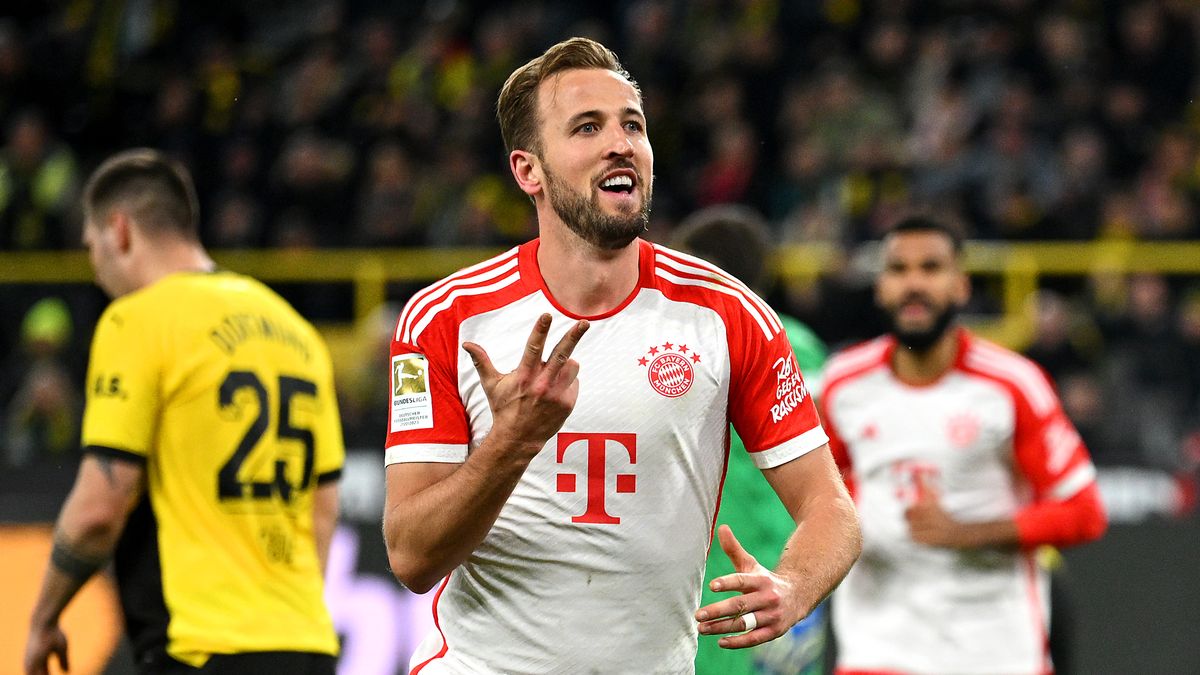 Bayern Munich Kane hat trick Bundesliga victory report