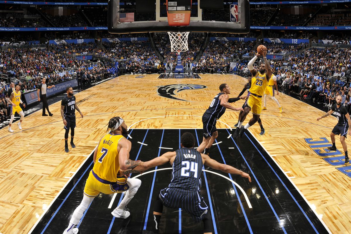 Lakers magic vs orlando angeles los