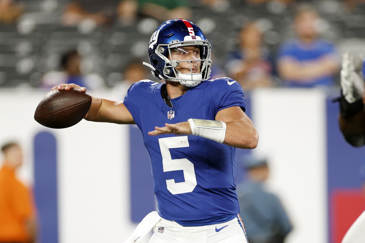 Tommy DeVito performance evaluation against Panthers game