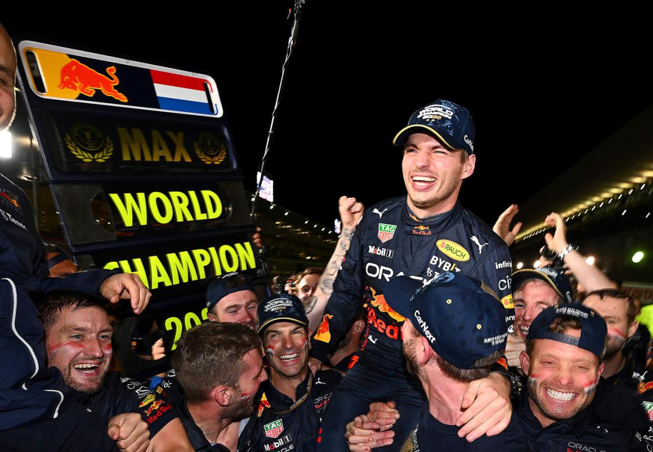 Max Verstappen's fourth F1 world championship win in Las Vegas