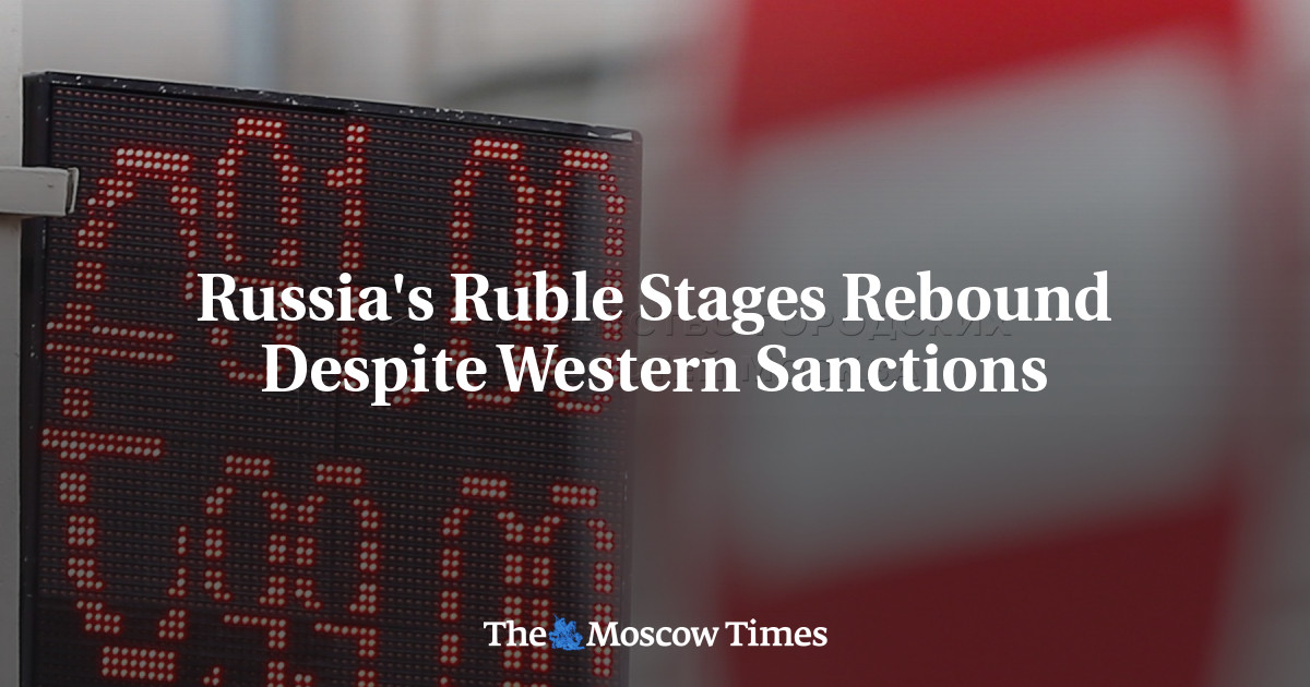 Ruble amid continues sanctions plummet russian fallout andrei moskva agency