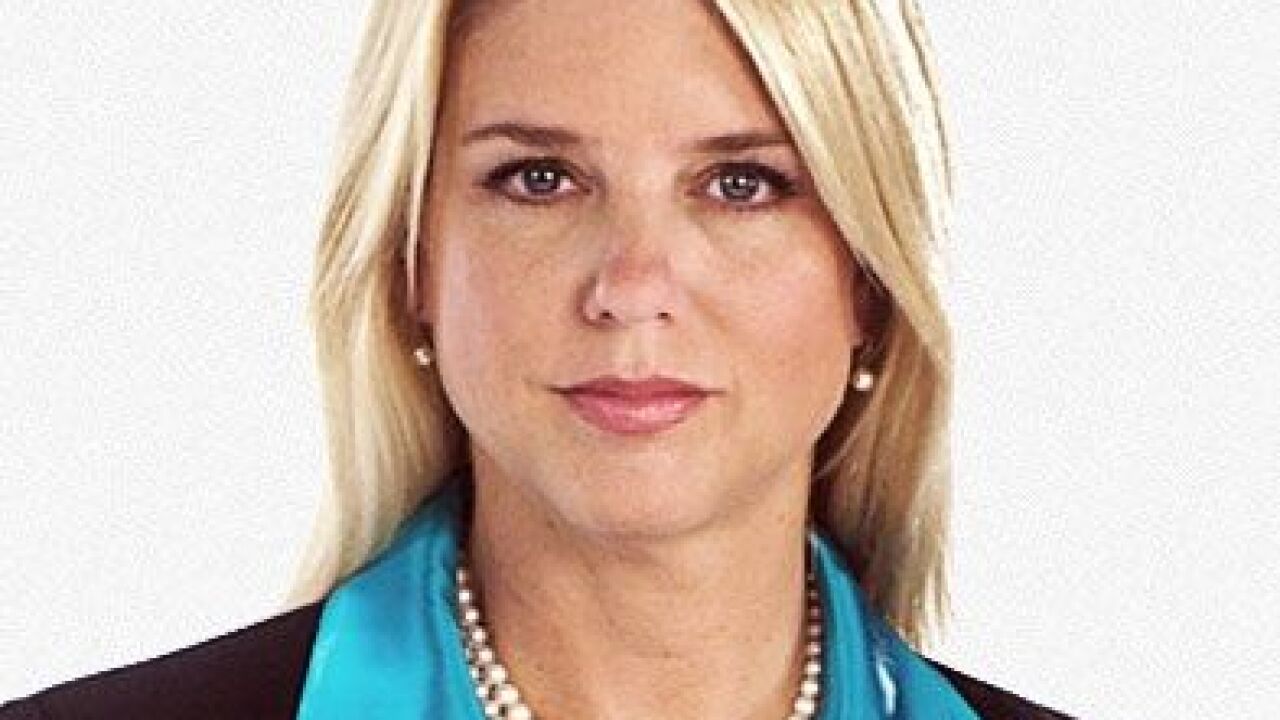 Bondi trump pam donald salon ap teflon damage situation bribery scheme somehow alleged takes politifact impeachment meara rally candidate speaks