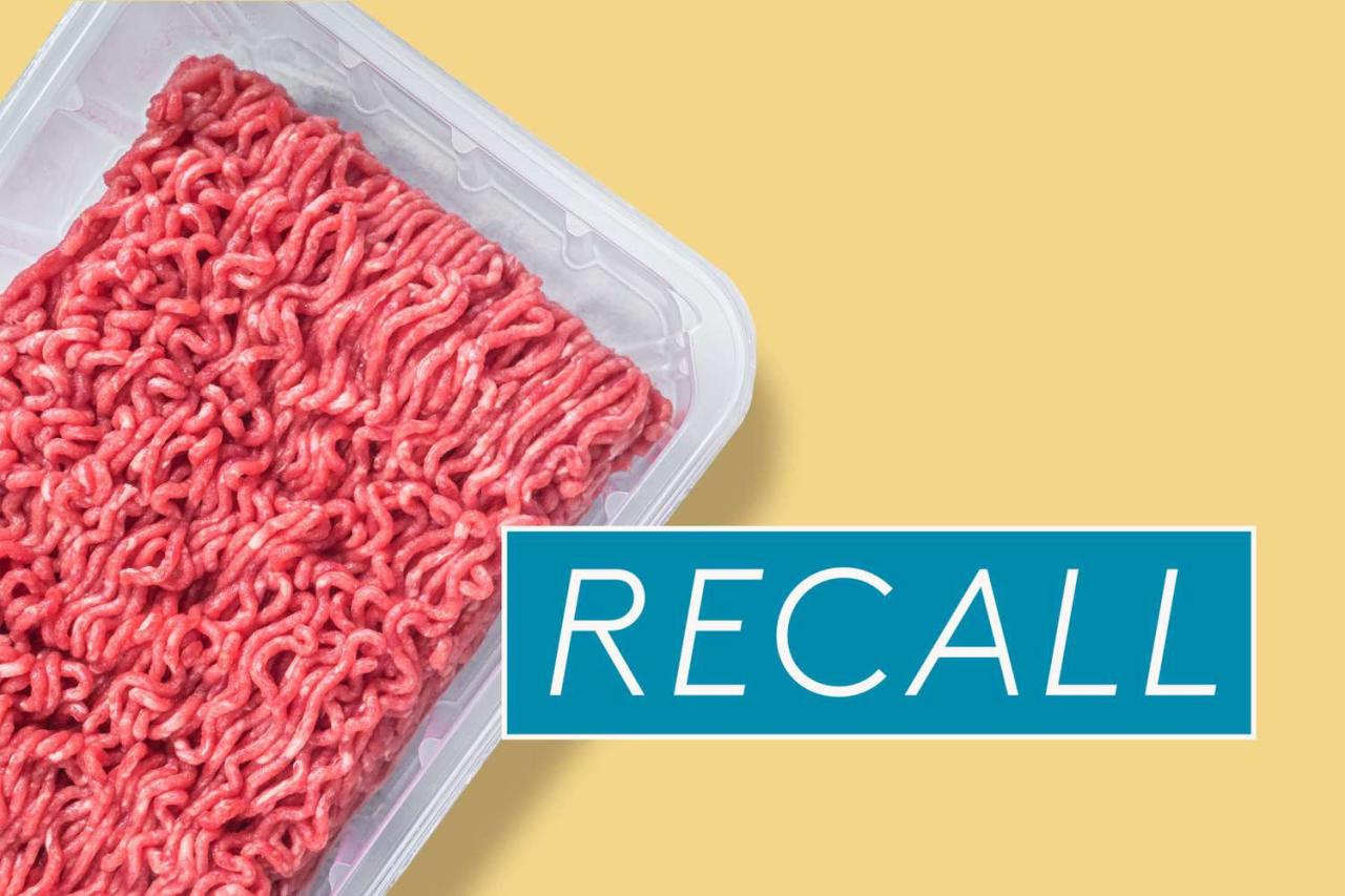 Beef ground recall kroger salmonella