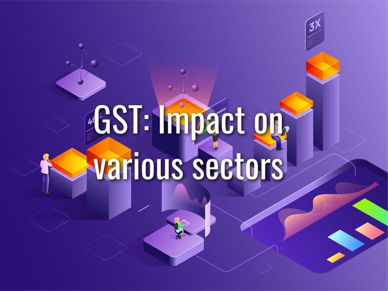 Gst impact sectors different various