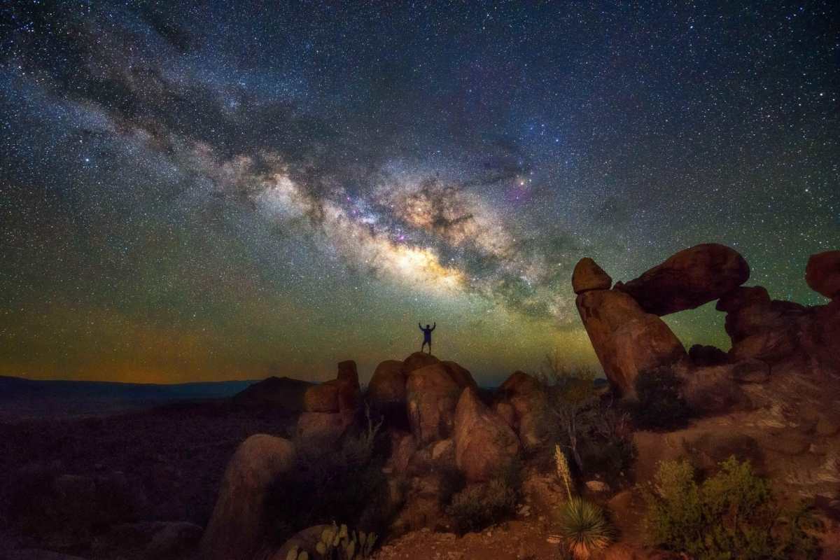 Enchanted stargazing llano milky