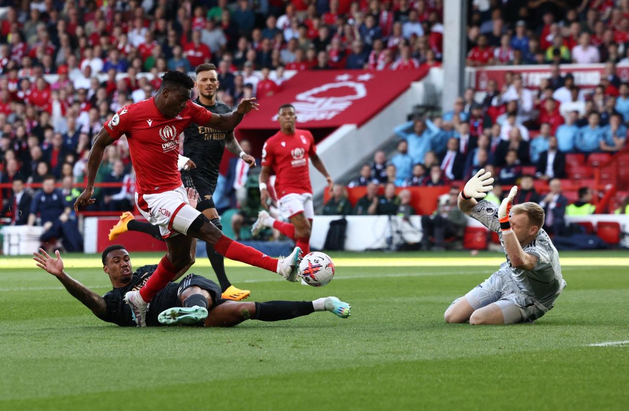 Arsenal's dominant victory against Nottingham Forest